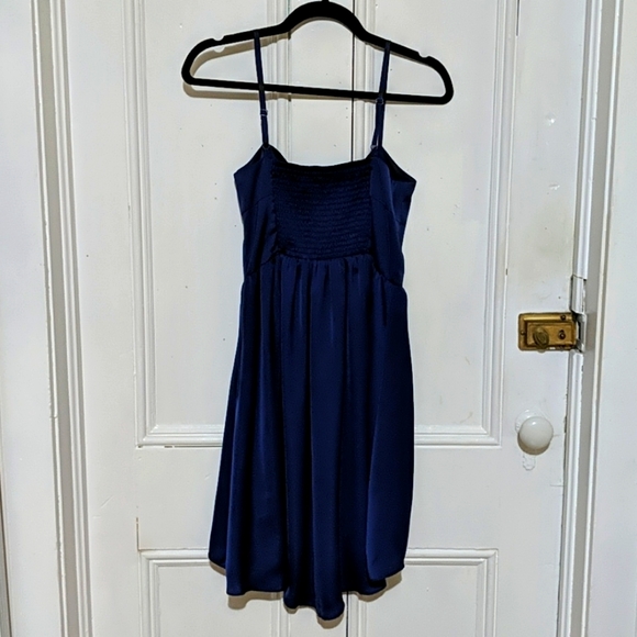 Aritzia Talula Navy Sweetheart Dress - Picture 2 of 7